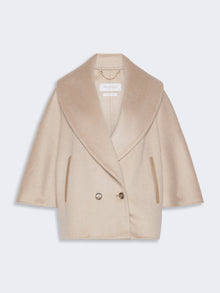 max mara cape in cashmere drap for women