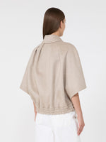 max mara boxy cape in cashmere drap for women