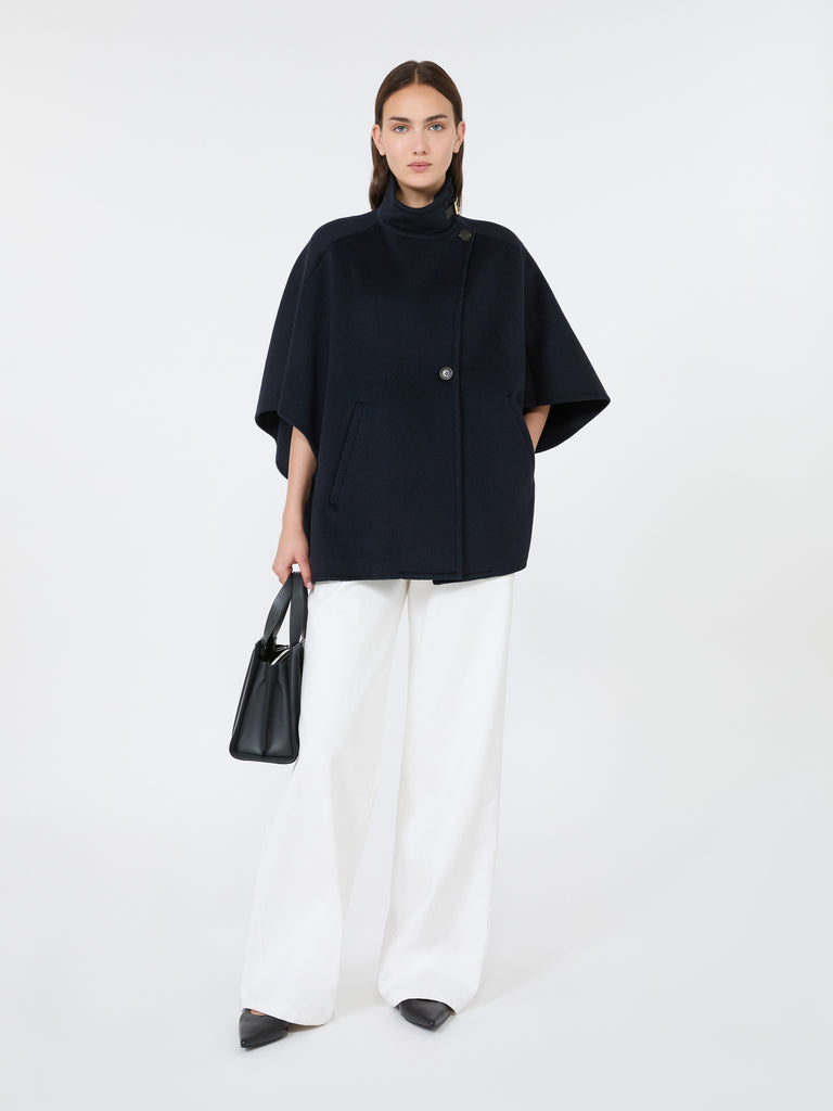 max mara oversized cape in cashmere drap