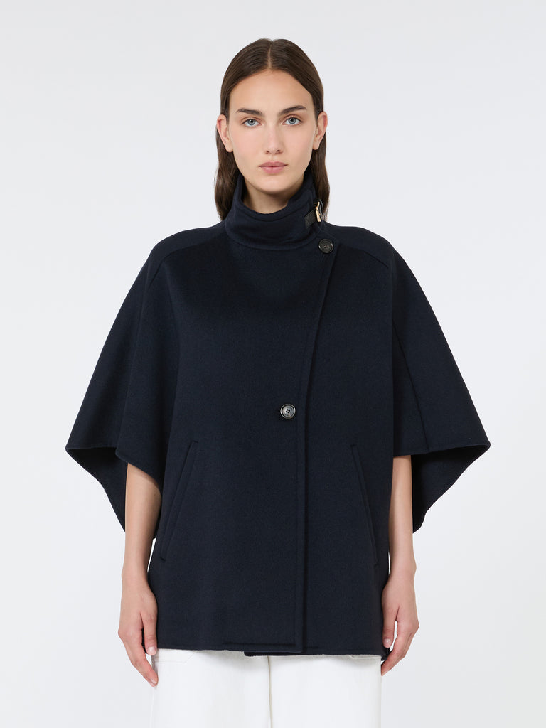 max mara oversized cape in cashmere drap