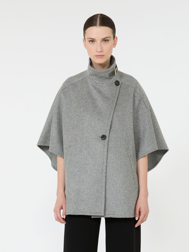 max mara oversized cape in cashmere drap