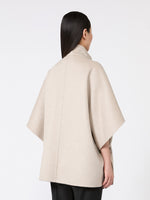 max mara oversized cape in cashmere drap for women