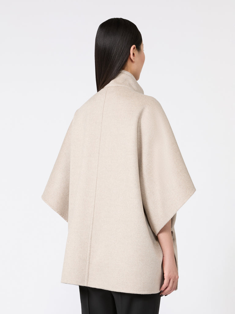 max mara oversized cape in cashmere drap
