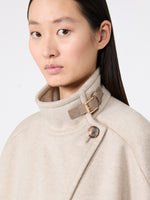max mara oversized cape in cashmere drap for women