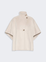 max mara oversized cape in cashmere drap for women