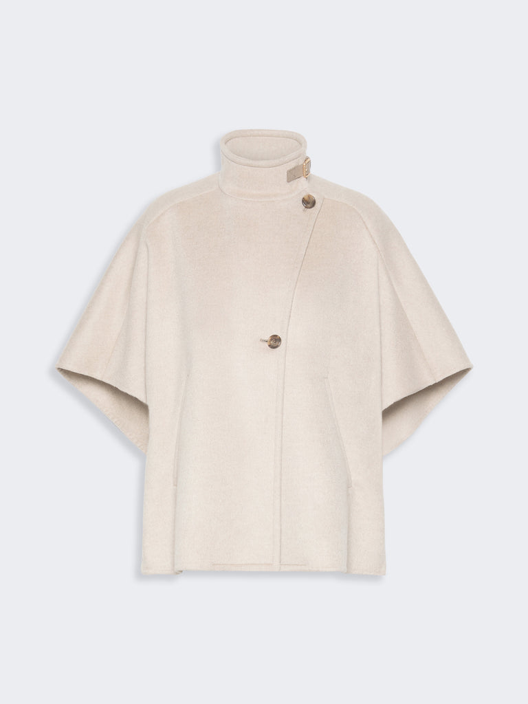 max mara oversized cape in cashmere drap