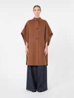 Max Mara Pure wool drap long cape for Women