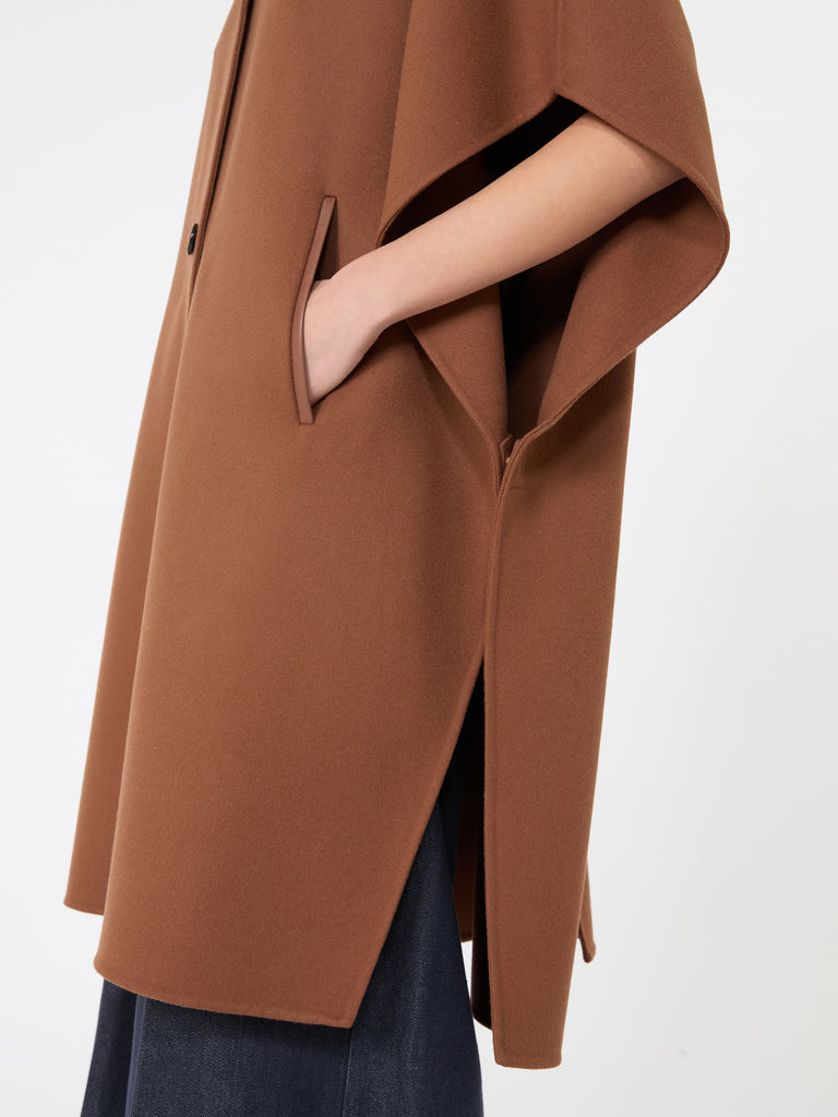 max mara pure wool drap long cape
