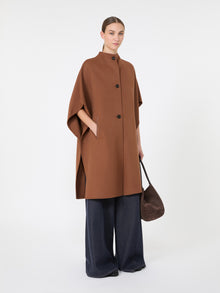 Max Mara Pure wool drap long cape for Women