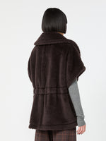 max mara alpaca and wool teddy cape for women