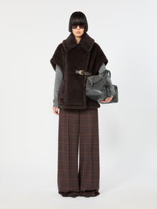 max mara alpaca and wool teddy cape for women