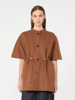 Max Mara Pure wool cape with drawstring for Women