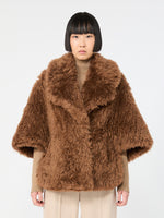 max mara wool cape with a soft texture for women