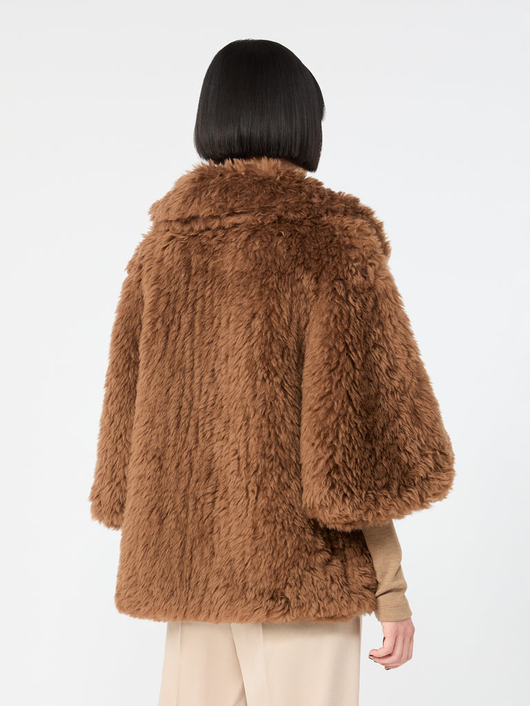 max mara wool cape with a soft texture