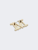 max mara crystal-adorned monogram brooch for women