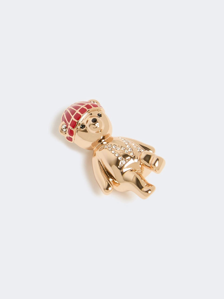 max mara metal teddy bear brooch