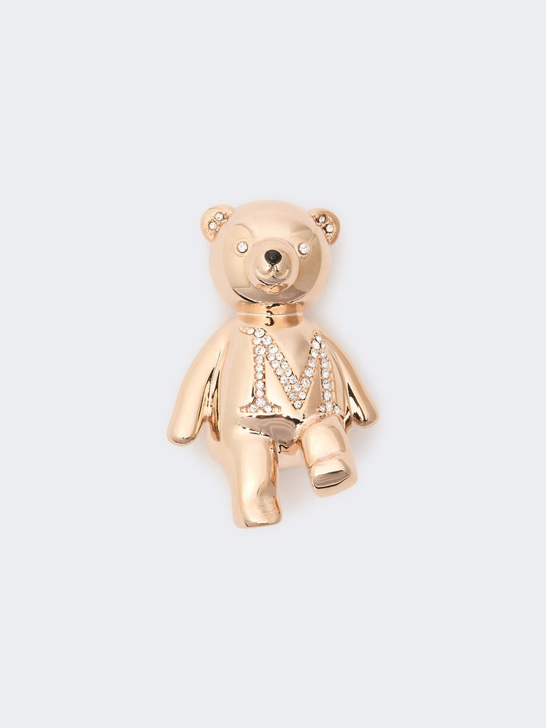max mara metal teddy bear brooch