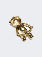 max mara metal teddy bear brooch for women