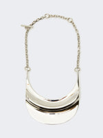 max mara metallic necklace with large pendant for women