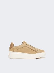 Suede Sneakers for Women - Sand - Max Mara UAE