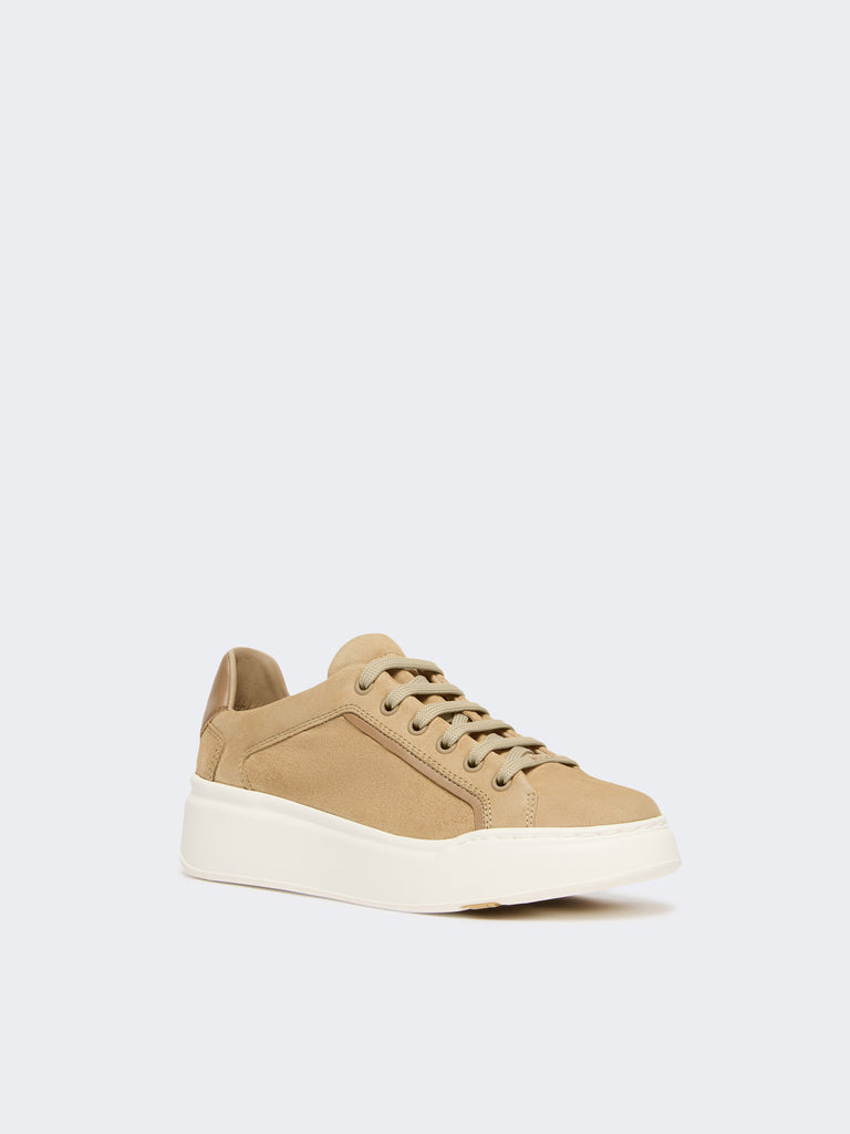 max mara suede sneakers