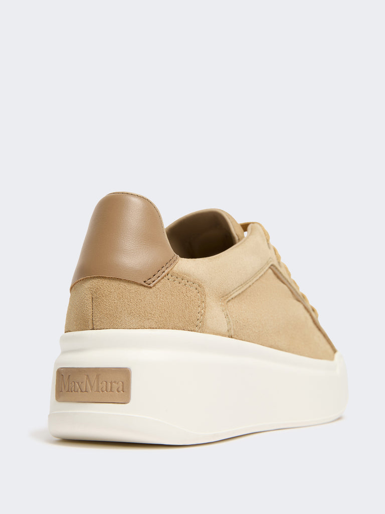max mara suede sneakers