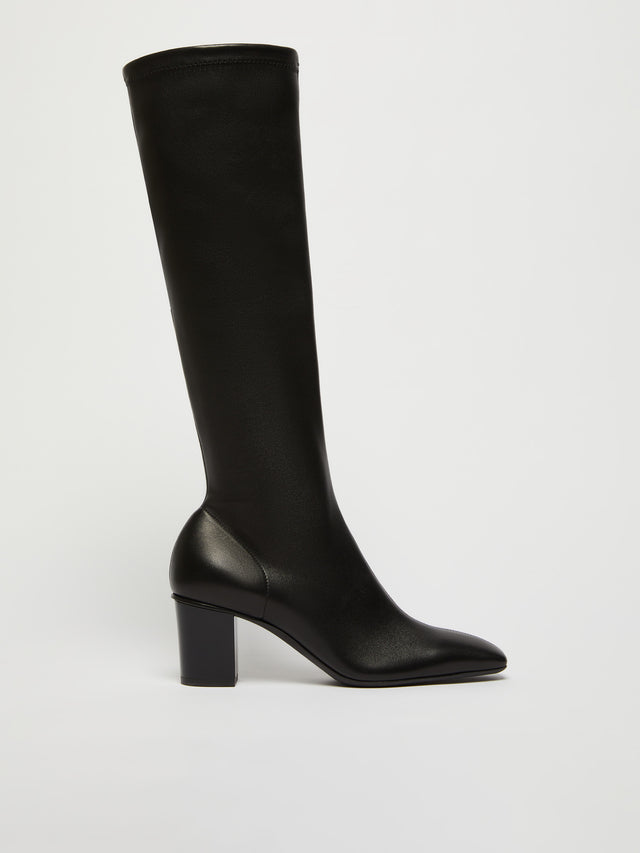 Nappa Leather Boots for Women - Black - Max Mara UAE