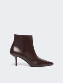 max mara smooth leather ankle boots for women