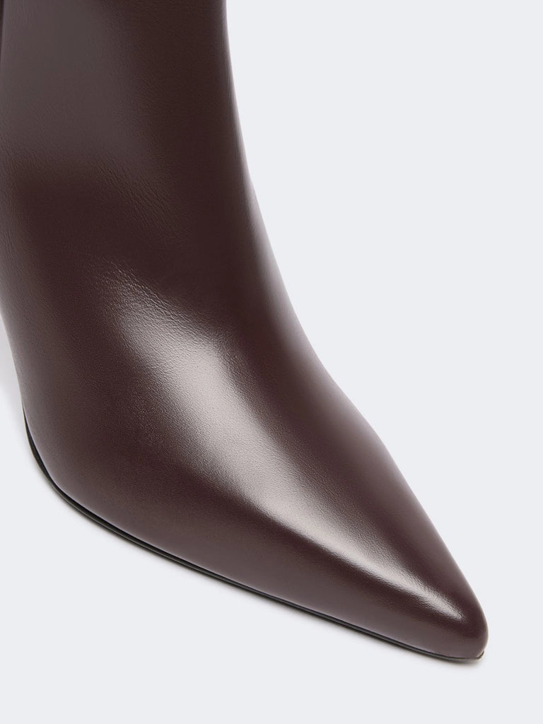 max mara smooth leather ankle boots