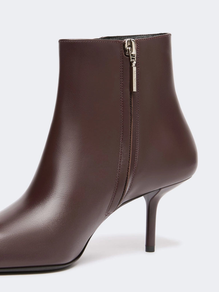 max mara smooth leather ankle boots