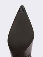 max mara smooth leather ankle boots for women
