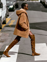 max mara studded split leather boots for women