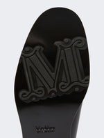 Camel And Leather Boots for Women - Black - Max Mara UAE