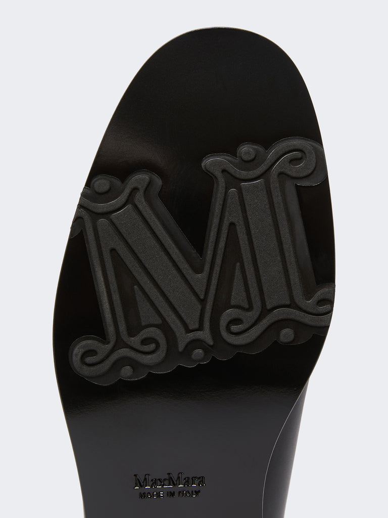 max mara camel and leather boots