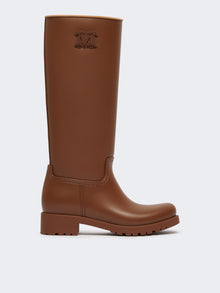 Rubber Boots for Women - Amber Brown - Max Mara UAE