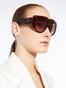 Acetate Sunglasses for Women - Tawny Sand - Max Mara UAE