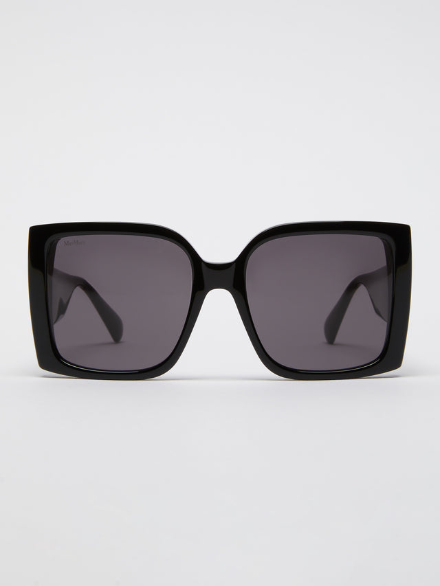 Oversized Square Sunglasses for Women - Black - Max Mara UAE