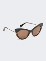 max mara acetate cat-eye glasses for women