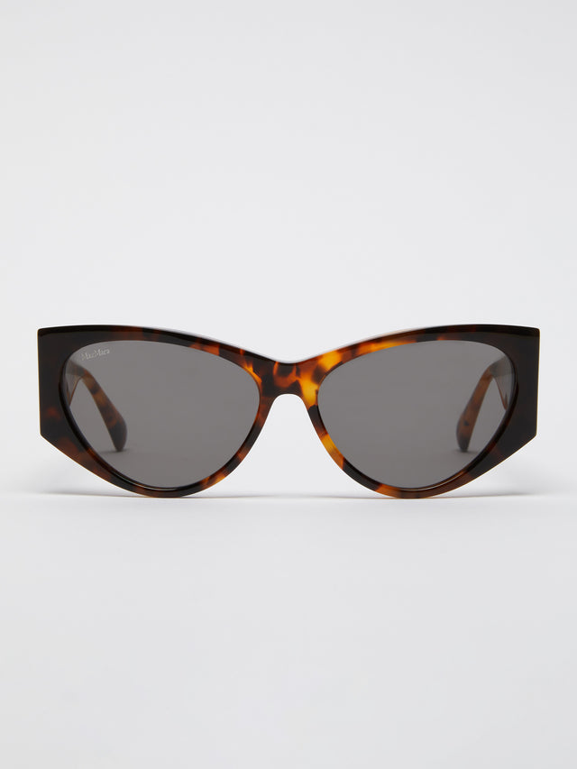 Soft Cat-Eye Sunglasses for Women - Tawny Bronze Brown - Max Mara UAE
