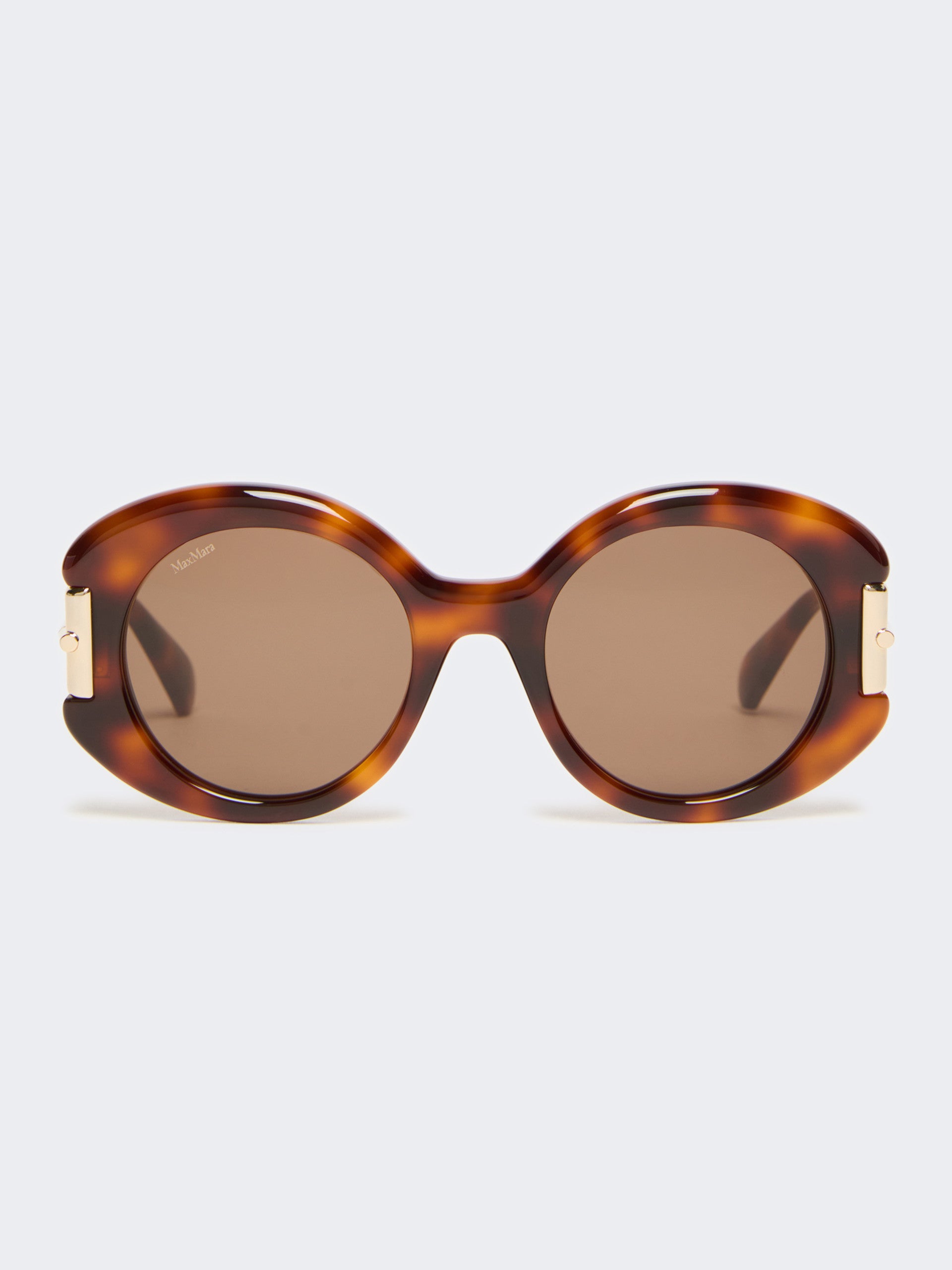 max mara round acetate glasses for women