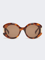 max mara round acetate glasses for women