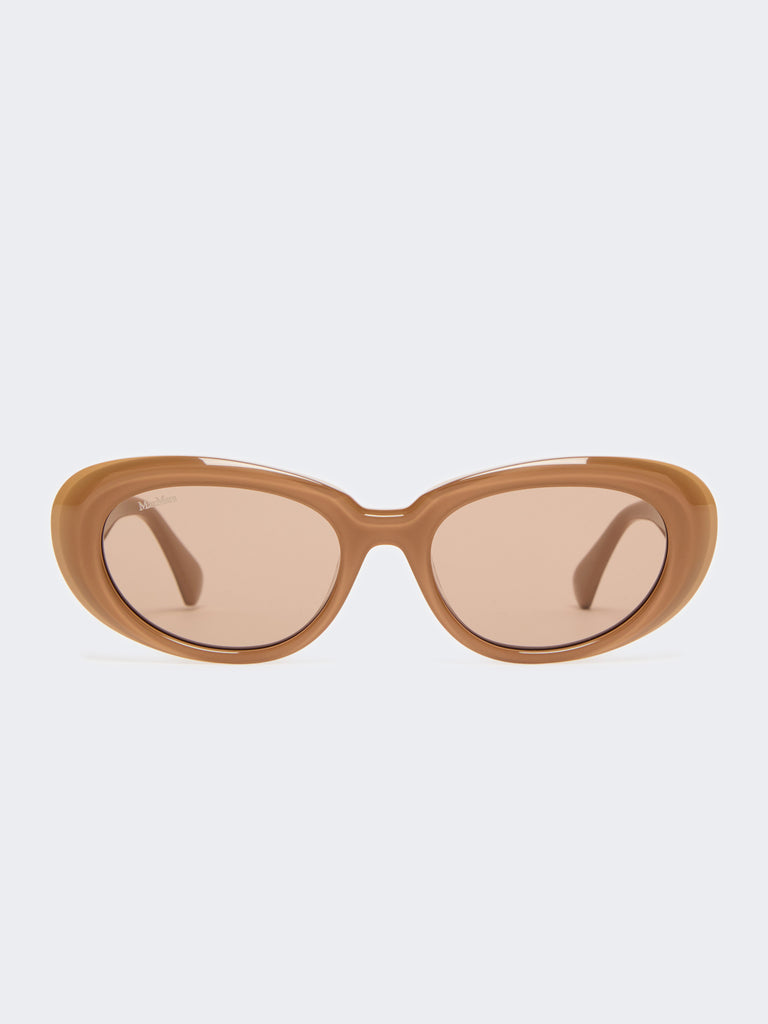 max mara oval sunglasses