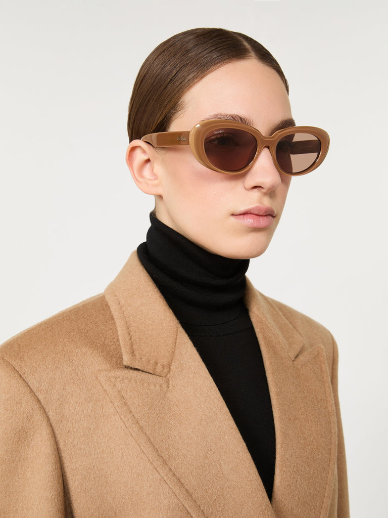 max mara oval sunglasses