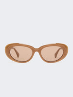max mara oval sunglasses for women