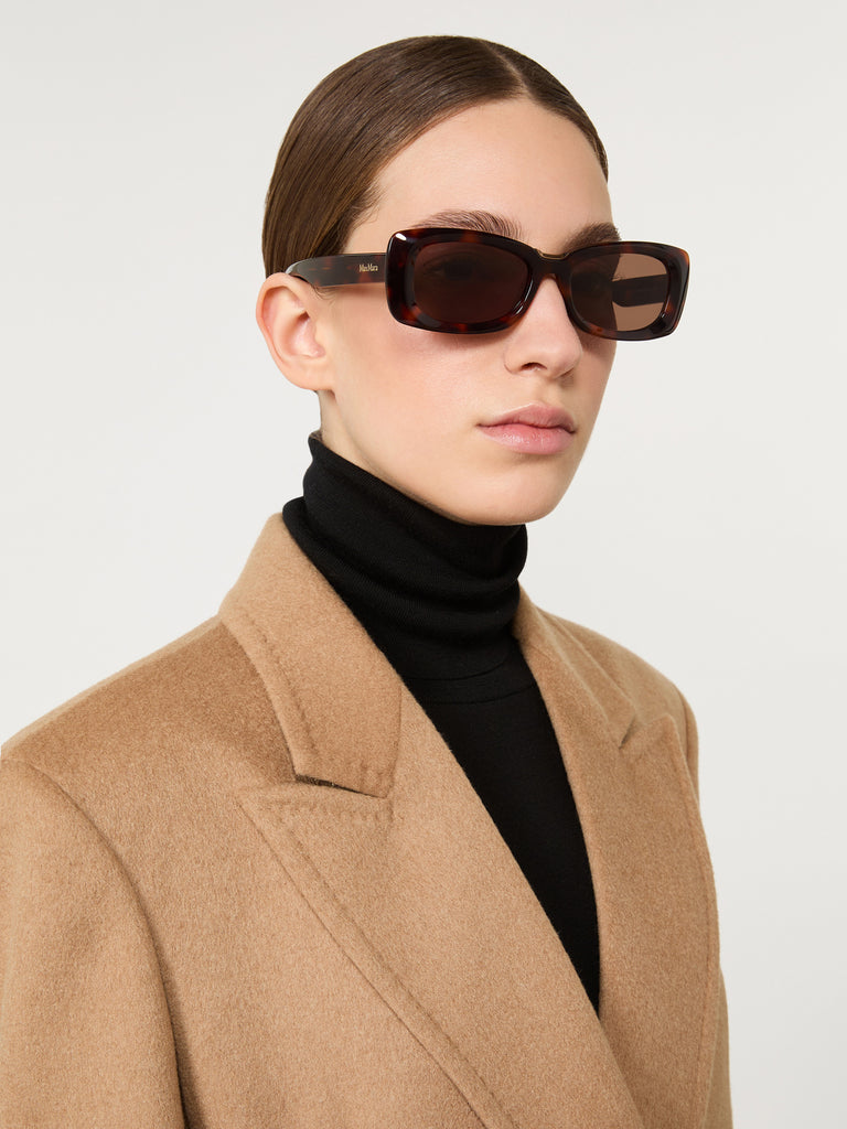 max mara rectangular sunglasses