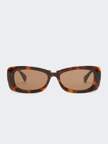 Rectangular Sunglasses for Women - Tawny Bronze Brown - Max Mara UAE