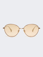 max mara oval sunglasses for women