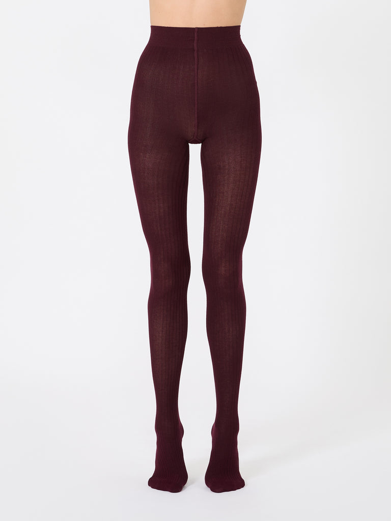 max mara ribbed cotton tights