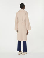 Double-Faced Wool-Blend Robe Coat for Women - Sand - Max Mara UAE