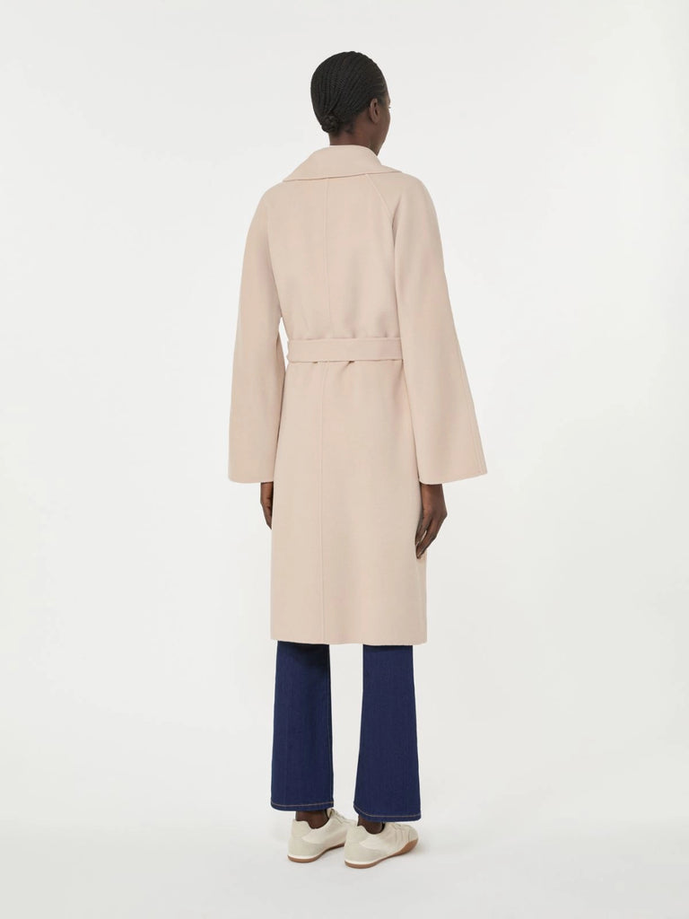 max mara double-faced wool-blend robe coat